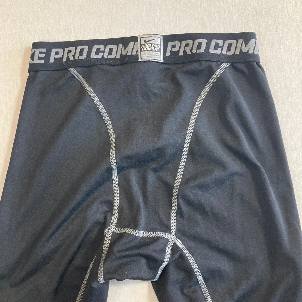 Nike Pro Combat Dri-FIT Compression Tights Mens Medium Black Leggings Base Layer